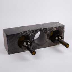Handmade Marble Wine Bottle Holder Unique Rack - thumbnail 4