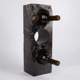 Handmade Marble Wine Bottle Holder Unique Rack - thumbnail 3
