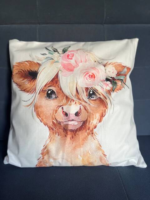 Print Cushion Cover 45x45cm - Farm Animals - image 1