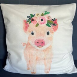 Print Cushion Cover 45x45cm - Farm Animals - thumbnail 4