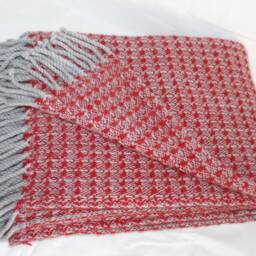 Luxury Natural Wool Blanket/Plaid Handmade 100% Merino 135 X 185 cm - thumbnail 2