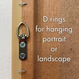 Scandi Clay Framed Chalkboard Wall Hanging Home Decor - thumbnail 3