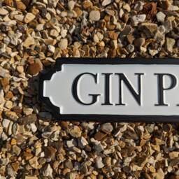 Gin Palace Metal Street Sign Wall Decor Indoor Or Outdoor - thumbnail 3