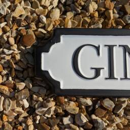Gin Palace Metal Street Sign Wall Decor Indoor Or Outdoor - thumbnail 2