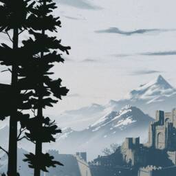 Kaer Morhen Travel Poster - The Witcher Vintage Art Print - thumbnail 2
