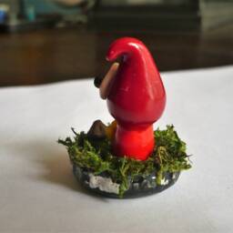 Fairy in A Bottlecap Nest - Red - thumbnail 3