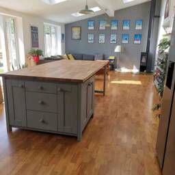 The Whitby T Shape Kitchen Dining Island - thumbnail 2