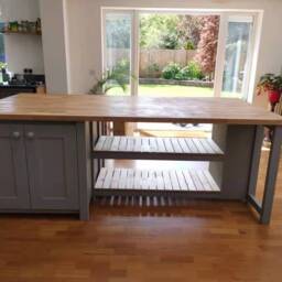 The Whitby T Shape Kitchen Dining Island - thumbnail 3