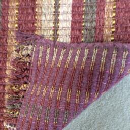 "Rag Rug/Chindi Floor J Scandinavian Area Rug, Boho Chic Hippie Rugs Multi Color Scrap Cotton Ready To Ship 48""x30" - thumbnail 3