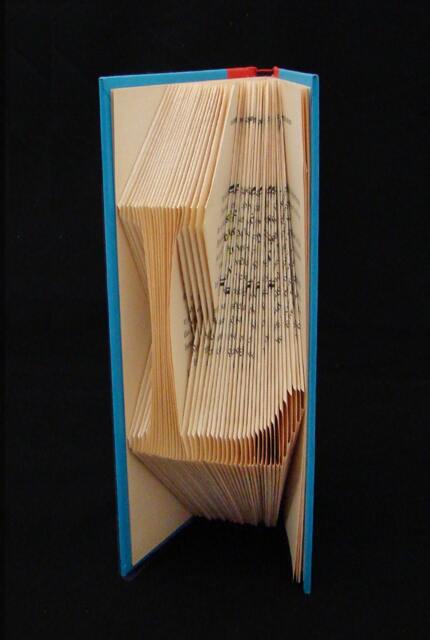 L Monograms Letters Alphabets Characters Folded-Book Art Sculpture - image 1