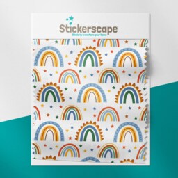 Tropical Rainbows Roller Blind, Children's Made To Measure, Rainbow Roller Blind For Nursery - thumbnail 2