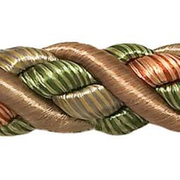 Pair Of Elegant Light Bronze, Olive Green, Terracotta Curtain Rope Tiebacks, 18 Inch Long, Approx. 1/2 Thick, Brtbm Color Chaparral 5615 - thumbnail 3