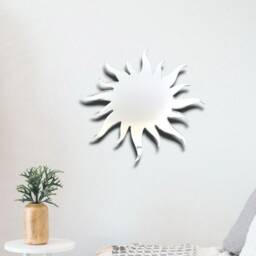 Sun Acrylic Mirror Wall Art - Many Size & Colour Options - Bespoke Items Made - thumbnail 3