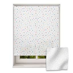 Colourful Spots Roller Blind, Children's Made To Measure, Pattern Spotty Nursery Blind - thumbnail 1