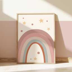 Set Of 6 Fairy Tale Girls Dusty Pink & Sage Green Gallery Wall Prints, Peace Dove, Positive Mermaids Unicorn, Girl Nursery Bedroom Decor - thumbnail 3