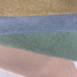 Linen Bunting - Unisex Decor Baby Shower Nursery Wall Hanging Room Fabric Garland Play - thumbnail 3