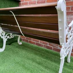 Cast Iron Garden Rustic Bench - thumbnail 4