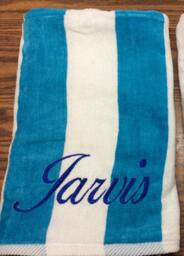 xl Aqua Personalized Beach Towel Monogrammed Groomsmen Gift Pool Party Favor Birthday Gift Bridesmaids Adult - thumbnail 1