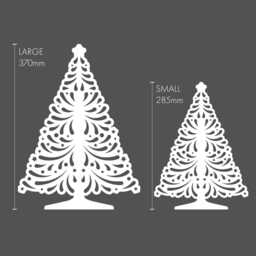Personalized Acrylic Christmas Tree With Ornaments - Custom Holiday Decor - thumbnail 3