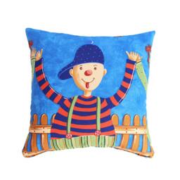 Kids Kite Pillow Cover - Blue, Green & Red - thumbnail 2