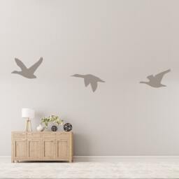 Flying Geese - Country Living Inspired Home Decor Art Removable Vinyl Wall Decal Stickers - thumbnail 1