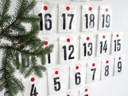 Advent Calendar, Count Down Calendar Diy Set 25 Days By Renna Deluxe