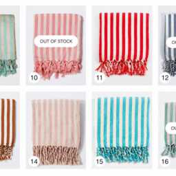 Turkish Towel Customize Sets, Linen Cotton Lightweight Towel, Boho Beach Blanket, Striped Picnic Throw, Baby Cover, Bridal Gift - thumbnail 3