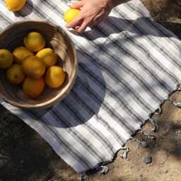 Turkish Towel Customize Sets, Linen Cotton Lightweight Towel, Boho Beach Blanket, Striped Picnic Throw, Baby Cover, Bridal Gift - thumbnail 4
