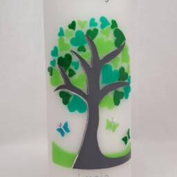Baptismal Candle Tree Of Life, Incl. Inscription - thumbnail 2
