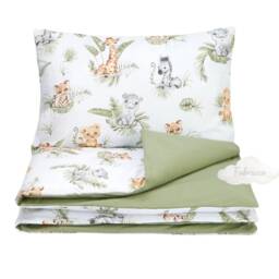 Jungle , Safari Duvet Cover Set, Baby Bedding, Toddler, Animals Children Room Decor, Pure Cotton - thumbnail 1