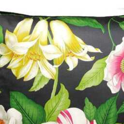 Sanderson Floreanna Tropical Floral Cotton Chintz Cushion Cover - thumbnail 3