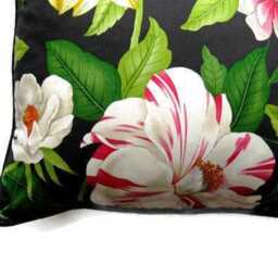 Sanderson Floreanna Tropical Floral Cotton Chintz Cushion Cover - thumbnail 2