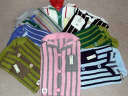 striped Pyjama Top Hot Water Bottle Cover Novelty Cuddle Pillow - thumbnail 1