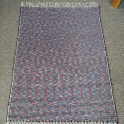 Rag Rug - Southwest Geometrics. Sunlit Canyon. #1511 - thumbnail 3