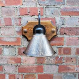 Industrial Lights Vintage English Style Wall Sconce Lighting 1 Metal Shade Lamp - thumbnail 2