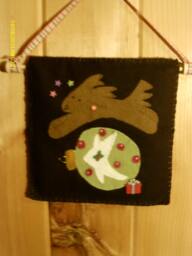 Hip Hop Doggie Wall Hanging - thumbnail 1