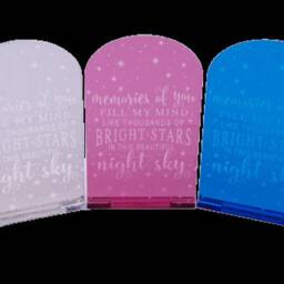 Memories Of You - Mirror Perspex Tea Light Candle Holder - thumbnail 2