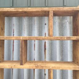 The Zig Zag Group Industrial Up-Cycled Pigeon Hole Shelving Units/Bookcase - For Delivery Charge Info See Description - thumbnail 3