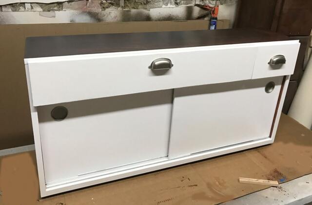 Custom Cabinet For Small Inset in Home Office - image 1