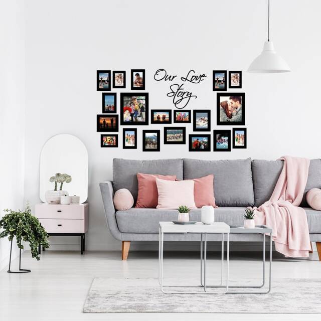 Wall Frame Sticker - Picture Frames Stickers Photo Vinyl Decals Polaroid Mini Family Decorated Decal Photos Diy Interior Set Decor Art - image 1