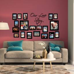 Wall Frame Sticker - Picture Frames Stickers Photo Vinyl Decals Polaroid Mini Family Decorated Decal Photos Diy Interior Set Decor Art - thumbnail 4