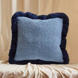 Nick Cave Boucle Pillows With Samuel & Sons Jumbo Fringe - thumbnail 2