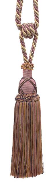 "D??copro Curtain & Drapery Tassel Tieback, Length 10"" - 25cm, Spread 30" - image 1