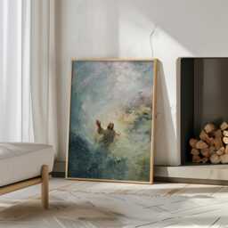 Jesus Art, Modern Christian Wall Art, Large Framed Canvas, Home Decor, Gifts, Biblical Painting, Lds Artwork - 92 - thumbnail 2
