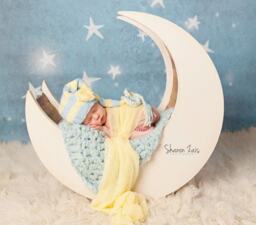 Powder Puff Newborn Baby Blanket Photography Prop - thumbnail 1
