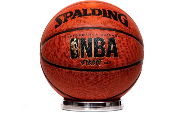 Ultra Premium Polished Signed Basketball Display Stand - Show Off Your Autographed/Game Used Ball - image 1
