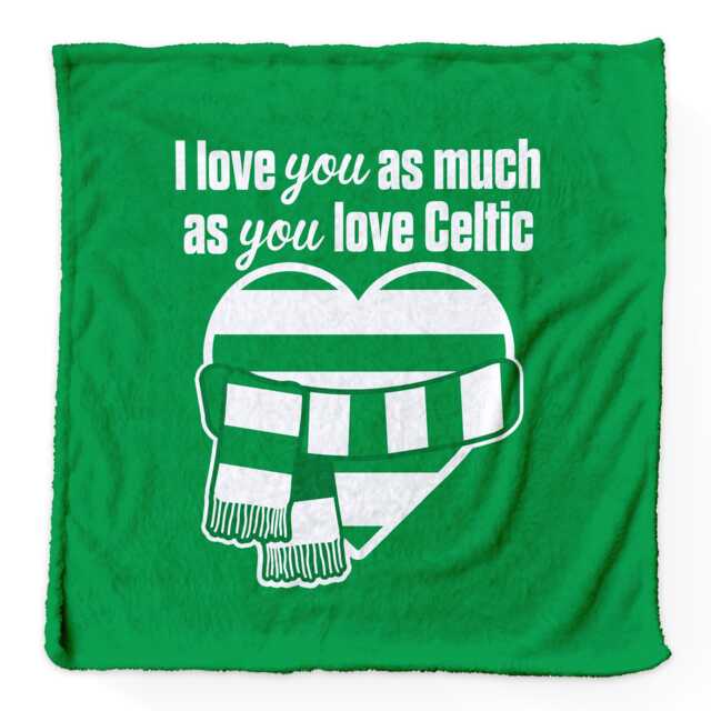 Celtic Football Fleece Blanket - Made in England, Cozy Throw - 150cm X 150cm - image 1