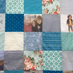 Christmas Presents, Memory Quilt.photo Blanket, Graduation Gift.high School Graduation.college Graduation. 21Th Birthday Gift.30Th Birthday - thumbnail 3