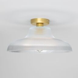 Mono Vintage Railway Flush Ceiling Light 15.5 - thumbnail 1