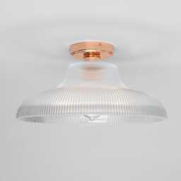 Mono Vintage Railway Flush Ceiling Light 15.5 - thumbnail 3